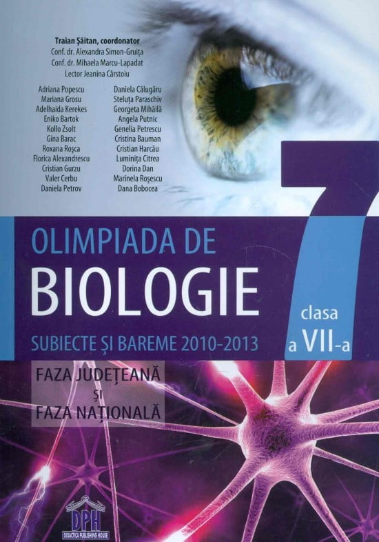 Olimpiada de Biologie - Subiecte si Bareme - Clasa a VII-a - 2010-2013 - Faza judeteana si nationala