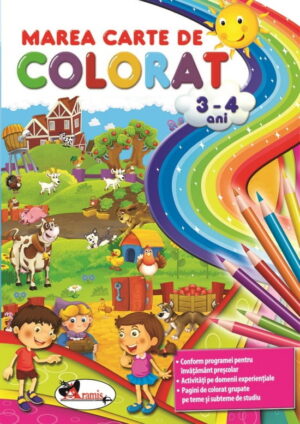 Marea carte de colorat - 3-4 ani (ed. tiparita)