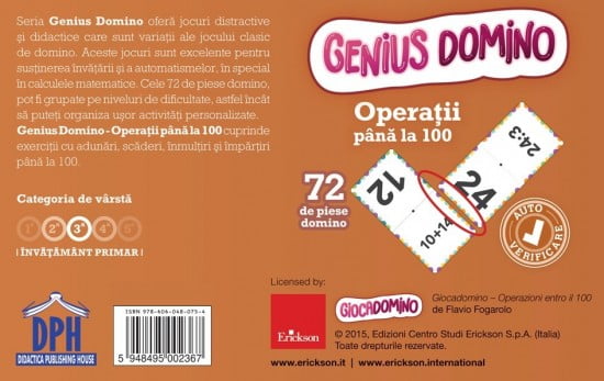 Genius domino - Operatii pana la 100