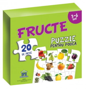 Puzzle pentru podea - Fructe - 3-6 Ani