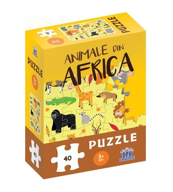 Animale din Africa - Puzzle