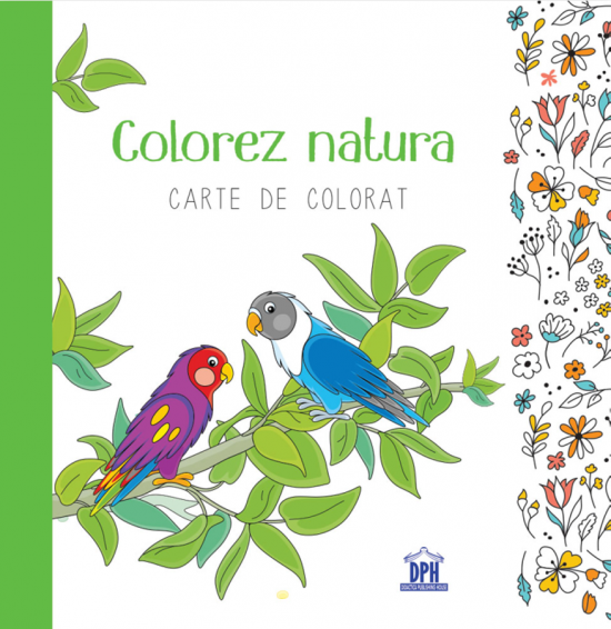 Colorez natura - Carte de colorat