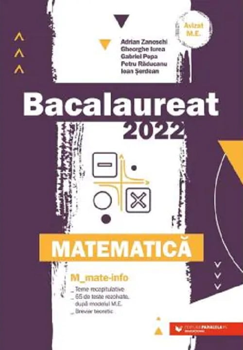 Bacalaureat 2022. Matematica mate-info